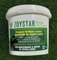 4kg Zoystar (covers 400m2 – zoysia turf only)